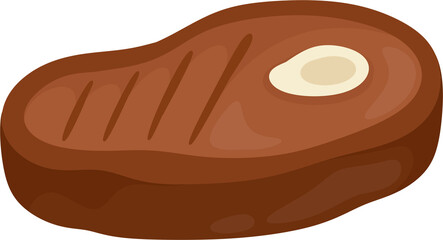 illustration meat steak