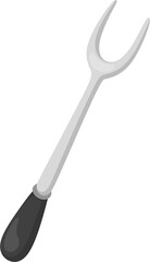 illustration bbq fork utensil