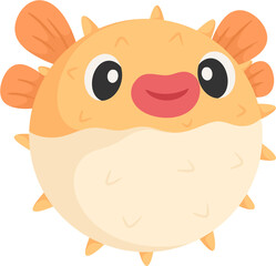 illustration puffer fish © Je