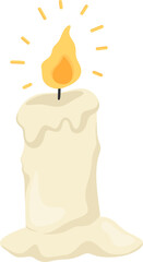 illustration candle