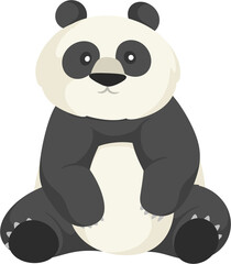 illustration panda