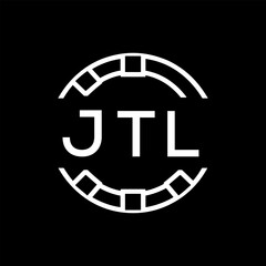 “Modern JTL  Monogram Logo Design, Sleek Minimalist Letter mark in Circle, JTL LATER LOGO, High-Contrast Branding Concept”. 
