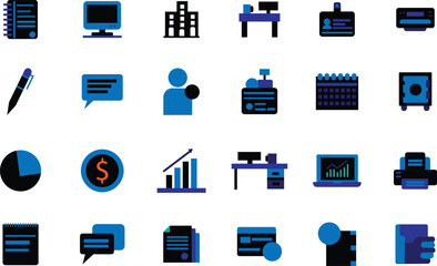 business icons set