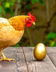 Hen and Golden Egg