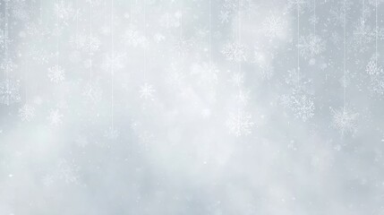 Snowflake pattern background on white blue, seamless texture
