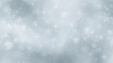 Snowflake pattern background on white blue, seamless texture
