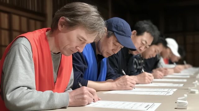 Focused Signing Ceremony: Teamwork in Diverse Cultures