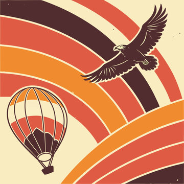 hot air balloon in the sky