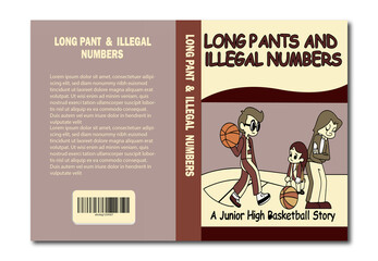 vector illustration of a vintage book cover