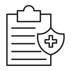 Obraz premium health insurance vector icon