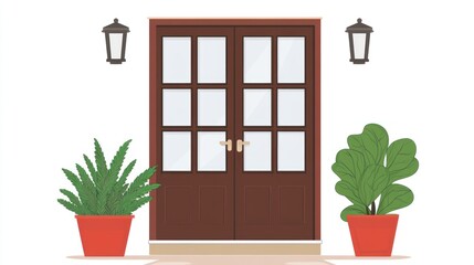 Front door exterior design