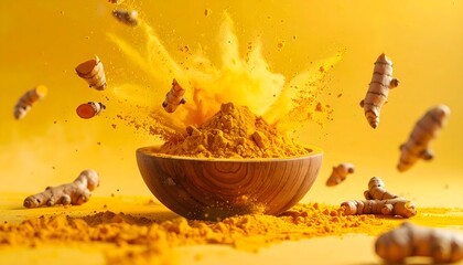 A Culinary Spice Symphony, Turmeric Root & Powder: Golden Spice Bursting with Flavor and Health Benefits