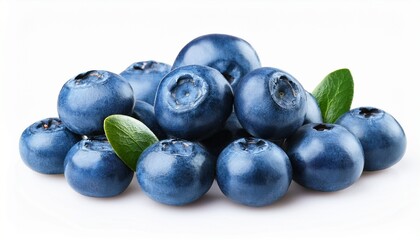 photo of blue berry isolated on white background
