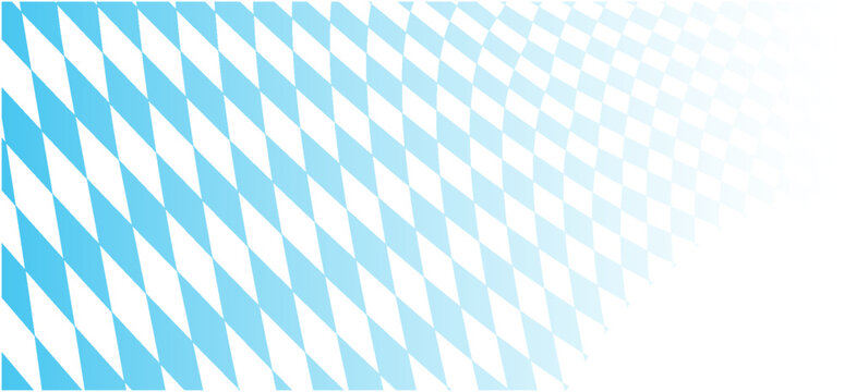 avarian Oktoberfest seamless pattern with blue and white rhombus Flag of Bavaria Oktoberfest blue checkered background