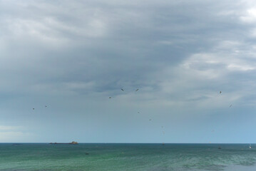 vue mer à Saint-Malo