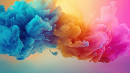 Abstract pastel background with holographic effects, perfect for digital art, promotions, and energetic compositions