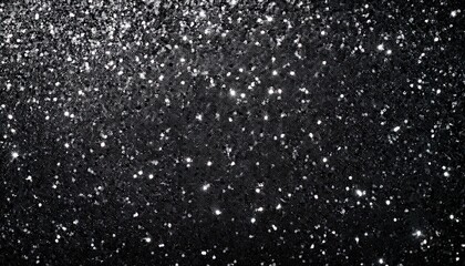 Obraz premium Black Glitter Texture Abstract Background