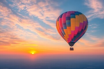 Naklejka premium photo hot air balloon