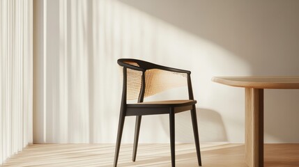 Modern wooden chair design