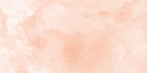 Abstract orange watercolor white background, soft illustration textured on wet white paper background, gradient texture and autumn or fall color in halloween or thanksgiving border design, 