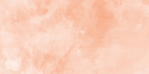 Abstract orange watercolor white background, soft illustration textured on wet white paper background, gradient texture and autumn or fall color in halloween or thanksgiving border design, 