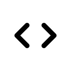 Fototapeta premium Unfold More Horizontal Icon for UX/UI Interfaces Opposing Chevron Symbol for Expand/Collapse Logic, Lateral Reveal, and Bidirectional Content Access Scalable Vector for Web, Mobile, and App Design 