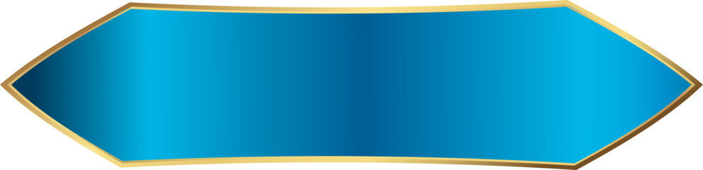 Obraz premium Exclusive Blue and Gold Tag