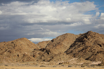 Light and textures playing with in the arid Richtersveld desert landscape