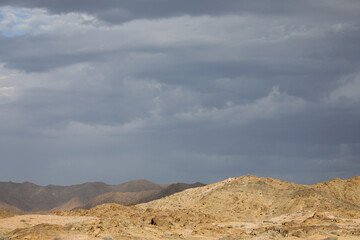 Light and textures playing with in the arid Richtersveld desert landscape