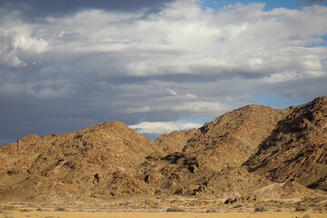 Interesting textures and shapes on the mountains of the arid Richtersveld desert