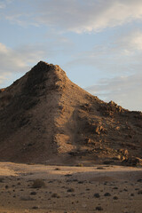 Light and textures playing with in the arid Richtersveld desert landscape