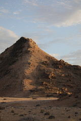 Light and textures playing with in the arid Richtersveld desert landscape