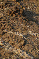 Interesting textures and shapes on the mountains of the arid Richtersveld desert