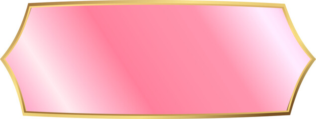 Exclusive Glossy Pink Tag