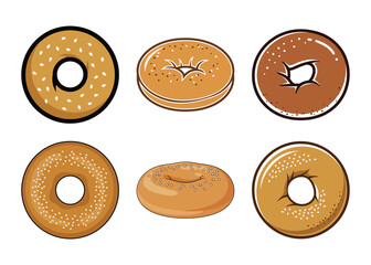 set of bagels