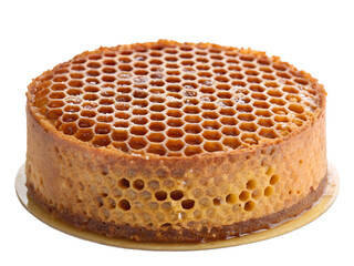 honeycomb on white background
