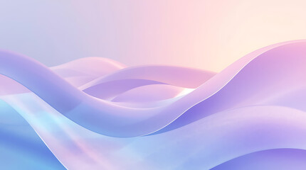 A futuristic abstract gradient background featuring smooth waves, glowing light, and geometric shapes in pastel blue and purple tones, designed in a minimalistic style with ultra high resolution  