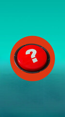Explore the Intriguing World of Questions with this Vibrant Red Button Featuring A Bold Question Mark. Perfect for Quizzes, Games, And Seeking Answers. Discover Solutions, Solve Mysteries, ...