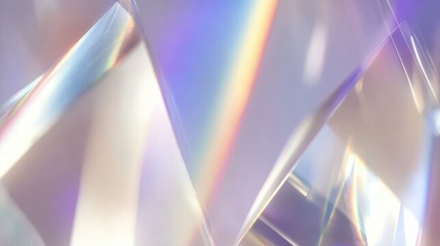 Ethereal prismatic light background with rainbow colors, great for posters, social media, and mystical visuals
