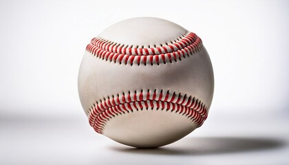 photo of baseball isolated on white background