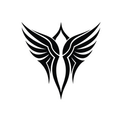 eagle tattoo vector illustration