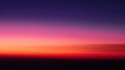 Vibrant sunset colors blending into twilight