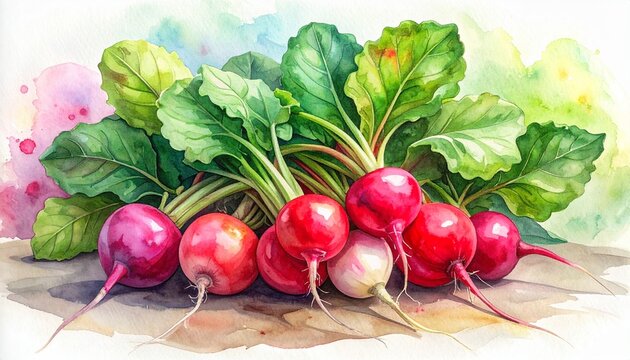 &Ouml;lgem&auml;lde Radieschen