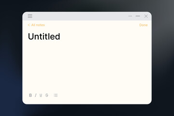 Notes app interface. User interface mockup. Digital planner app for schedule, tasks, notifications, events, and to-do lists template. UI, UX vector illustration design