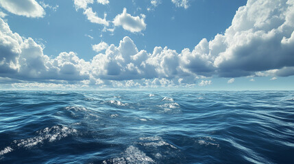 blue sky with clouds