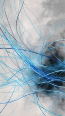 Abstract lines art
