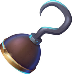 vector illustration of Pirate Hook