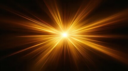 Black background with sun rays for mystical themes, great for branding, events, and powerful visuals