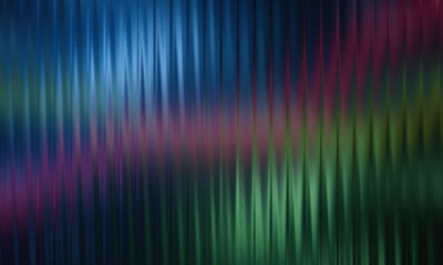 Abstract vertical streaks of blue, pink, and green light