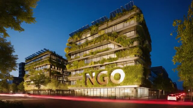 NGO building.
